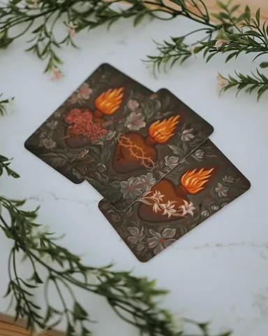 sacredartbytianna Instagram post about Prayer cards and devotion