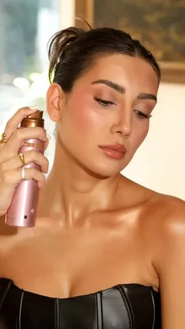 sadaf_beauty Instagram post about Bronzing setting spray