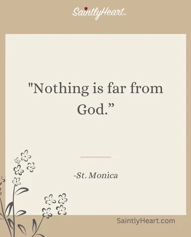 saintly_heart Instagram post about St. Monica and prayer
