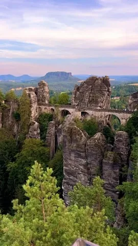 saltinourhair Instagram post about Bastei Bridge hike