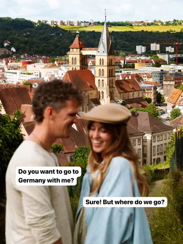 saltinourhair Instagram post about Stuttgart city trip