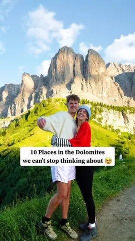 saltinourhair Instagram post about Dolomites travel