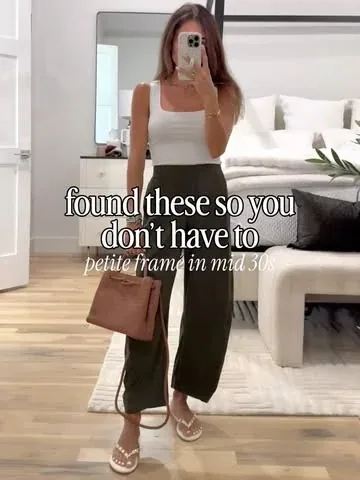 samanthabelbel Instagram post about Petite fashion finds