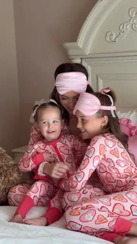saragailvickers Instagram post about Valentine’s Day pajama collection
