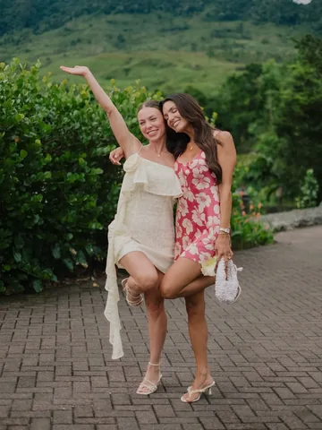 saragailvickers Instagram post about Costa Rica collection collaboration