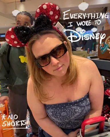 sarahhhrae Instagram post about Disney travel fashion