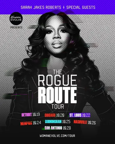 sarahjakesroberts Instagram post about Woman Evolve Rogue Route tour