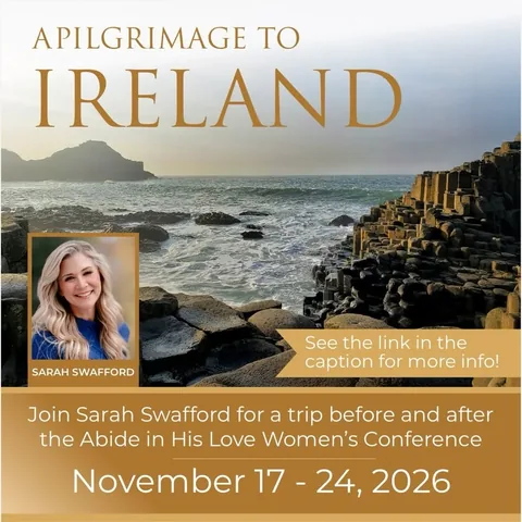 sarahswaffordofficial Instagram post about Ireland pilgrimage
