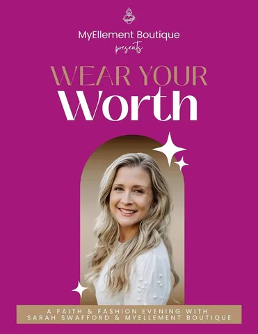 sarahswaffordofficial Instagram post about Faith and fashion event