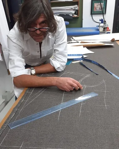 sartoriomerta Instagram post about Bespoke tailoring craftsmanship