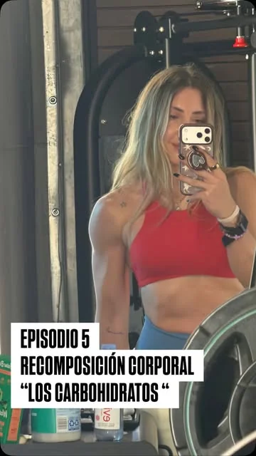 saschafitness Instagram post about Carbohidratos y recomposición corporal
