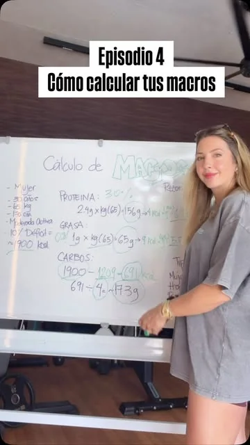 saschafitness Instagram post about Cálculo de macronutrientes