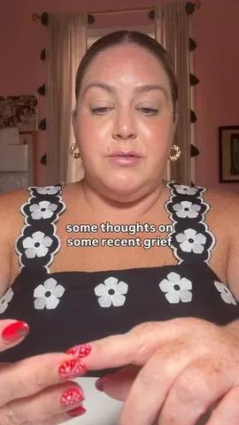 sassyconfetti Instagram post about Grief and loss