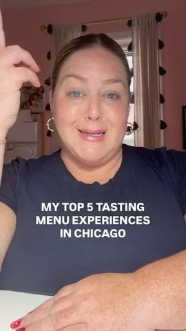 sassyconfetti Instagram post about Chicago tasting menus