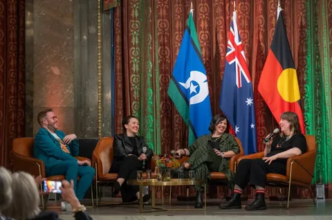 savidgereads Instagram post about Australian literature event