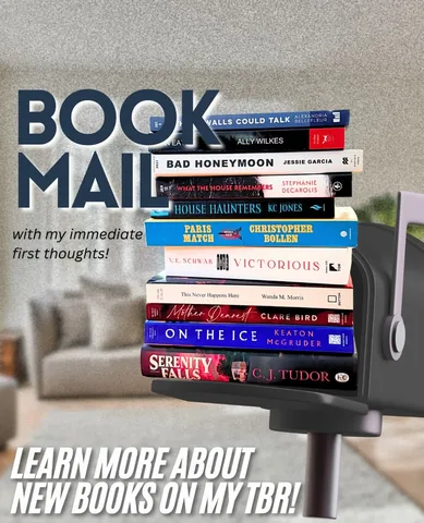 scaredstraightreads Instagram post about Book mail and new releases