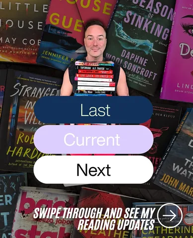 scaredstraightreads Instagram post about Current reading and audiobook check in