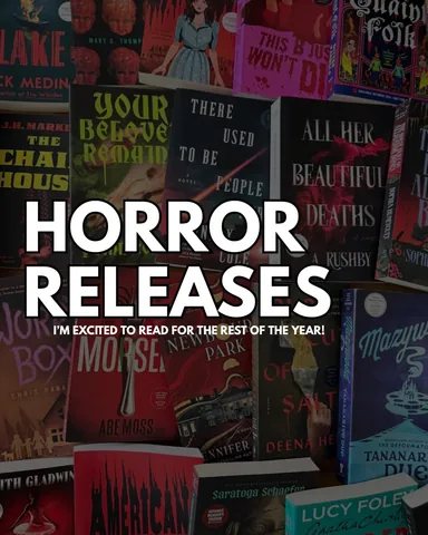 scaredstraightreads Instagram post about Upcoming horror book recommendations