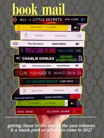 scaredstraightreads Instagram post about Book mail and upcoming releases
