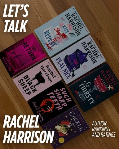 scaredstraightreads Instagram post about Rachel Harrison book rankings