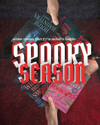scaredstraightreads Instagram post about October horror book recommendations