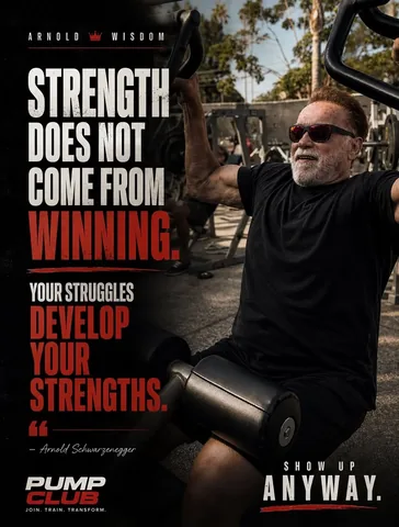 schwarzenegger Instagram post about Birthday fitness motivation