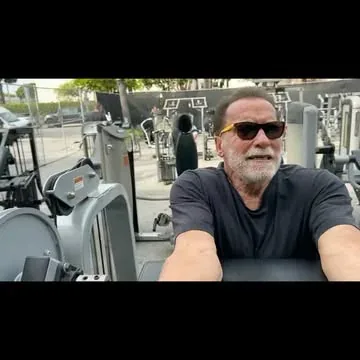schwarzenegger Instagram post about Consistency despite setbacks