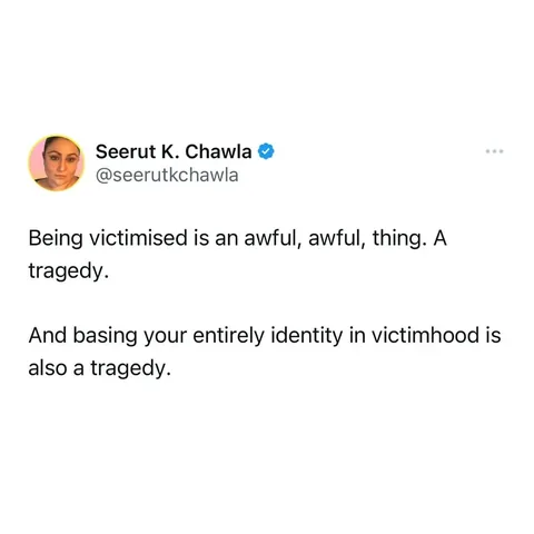 seerutkchawla Instagram post about Identity after adversity