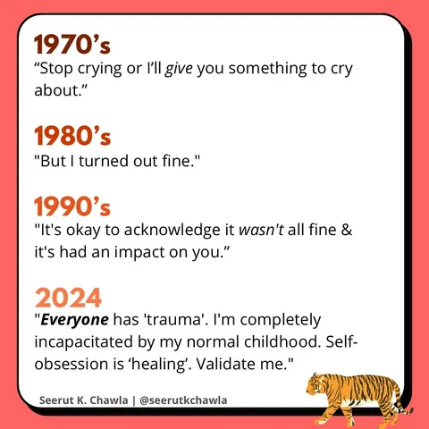 seerutkchawla Instagram post about Social attitudes and balance