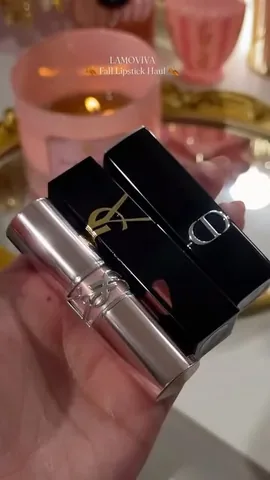 selfcarebae077 Instagram post about Fall lipstick haul