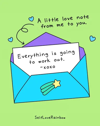 selfloverainbow Instagram post about Emotional encouragement
