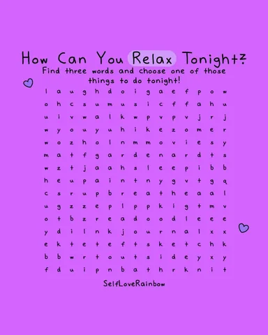 selfloverainbow Instagram post about Self care practices