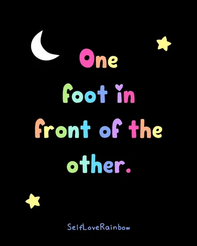 selfloverainbow Instagram post about Perseverance