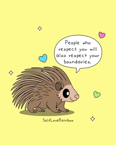 selfloverainbow Instagram post about Personal boundaries