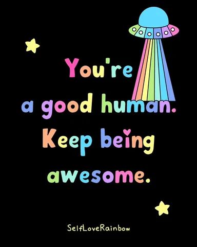 selfloverainbow Instagram post about Neurodivergence and self compassion