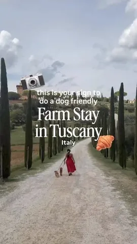 sharonandteddytakethecity Instagram post about Italian farm stays
