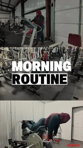 shaunclarida Instagram post about Morning training routine