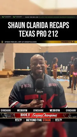 shaunclarida Instagram post about Texas Pro livestream