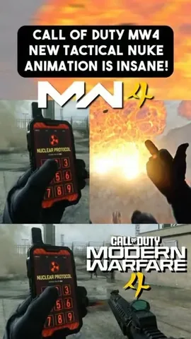 shawnjgaming Instagram post about Modern Warfare 4 tactical nuke animation