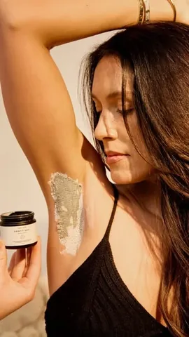 shea.whitney Instagram post about Armpit Mud product launch