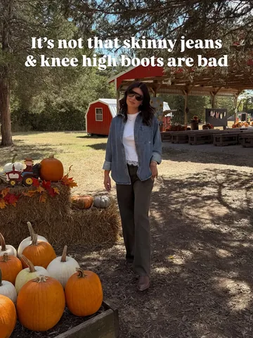 shelbstales Instagram post about Fall outfit styling