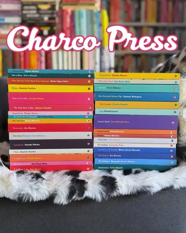 shereadswithcats Instagram post about Charco Press translated literature