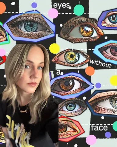 shereadswithcats Instagram post about Books with eye themed covers