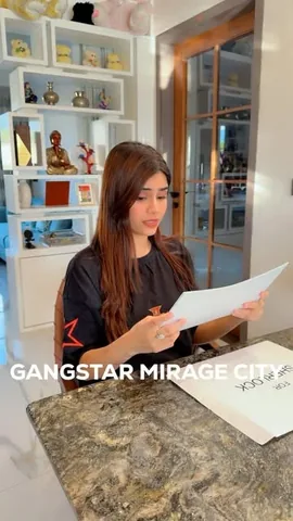 sherlock.live Instagram post about Gangstar Mirage City promotion