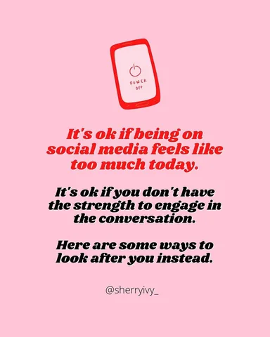 sherryivy_ Instagram post about Trauma informed self care