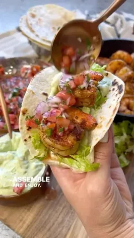 shonda1020 Instagram post about Shrimp taco recipe