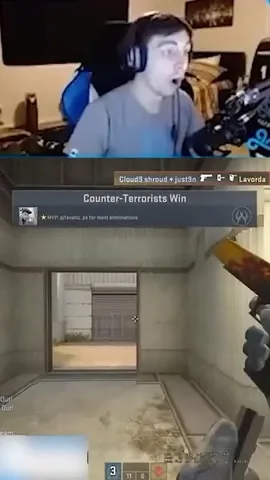 shroud Instagram post about Shooter gameplay highlights