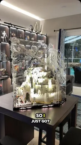 siefe Instagram post about LEGO display case