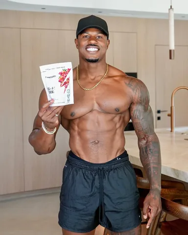 simeonpanda Instagram post about Vitamin supplement
