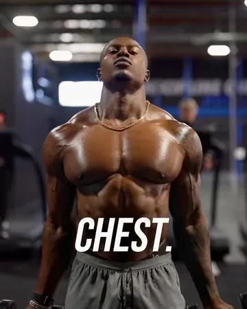 simeonpanda Instagram post about Chest workout